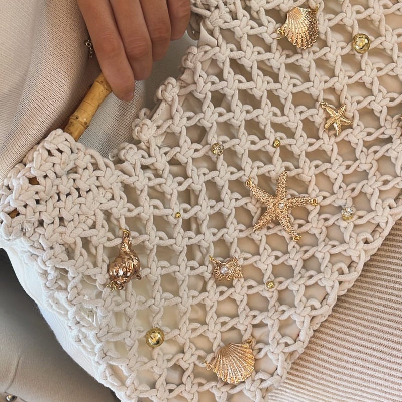 Taina Stainless Steel Diy Jewelry Accessories Versatile Niche Electroplated 18K Gold Pendant Pendant For Women - Image 3